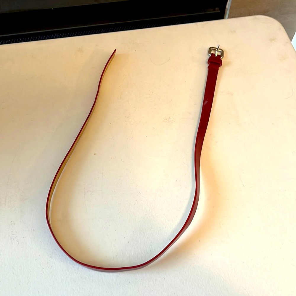 Women’s Decorative Belt, Thin, Redish Brown, Good Condition